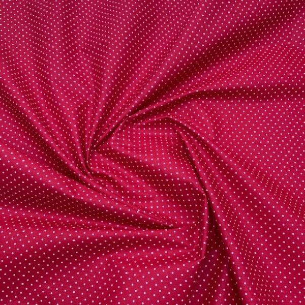 Popeline Resinada Pintas - Vermelho