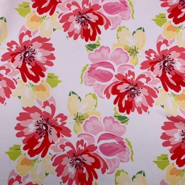 Seda Crepe - Vermelho