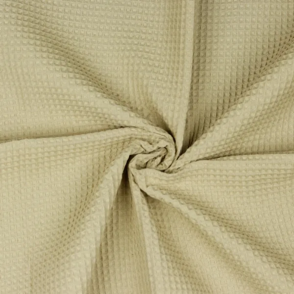 Tecido Waffle - Bege Escuro