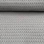 Tecido Big Waffles - Cinzento
