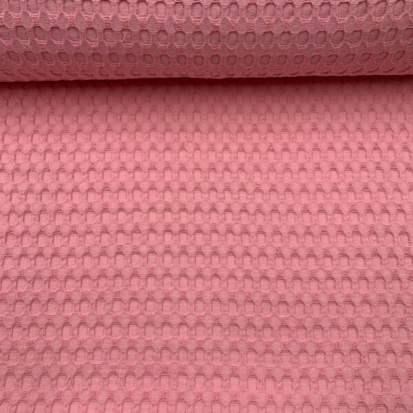 Tecido Big Waffle - Rosa Claro