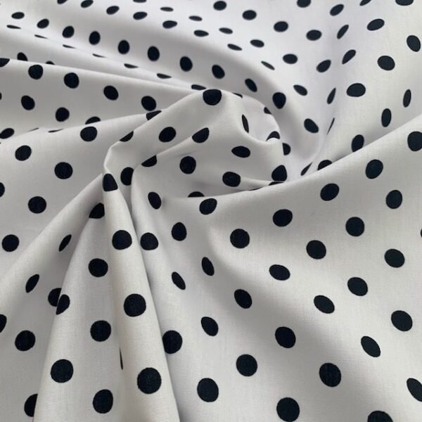 Popeline Bolas - Branco