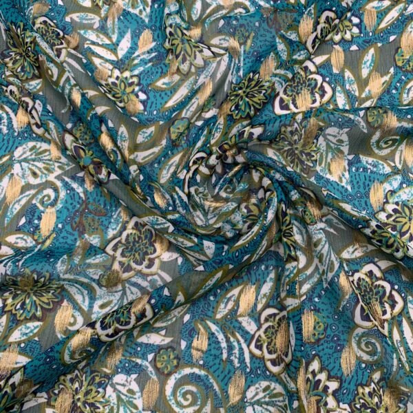 Chiffon c/ Lurex - Verde