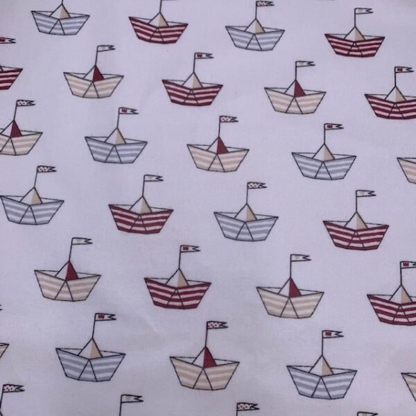 Popeline Plastificada - Marine