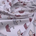 Popeline Plastificada - Marine