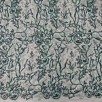 Renda Sequin Tree - Verde