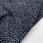 Viscose Estampada Pintas - Azul