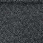 Viscose Estampada Pintas - Preto