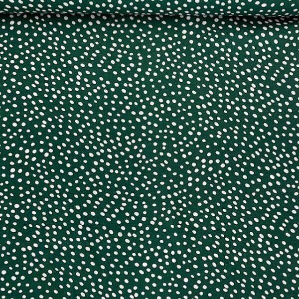 Viscose Estampada Pintas - Verde