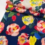 Viscose Digital Rose - Bege