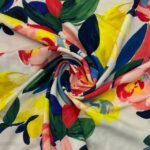 Viscose Digital Rose - Bege