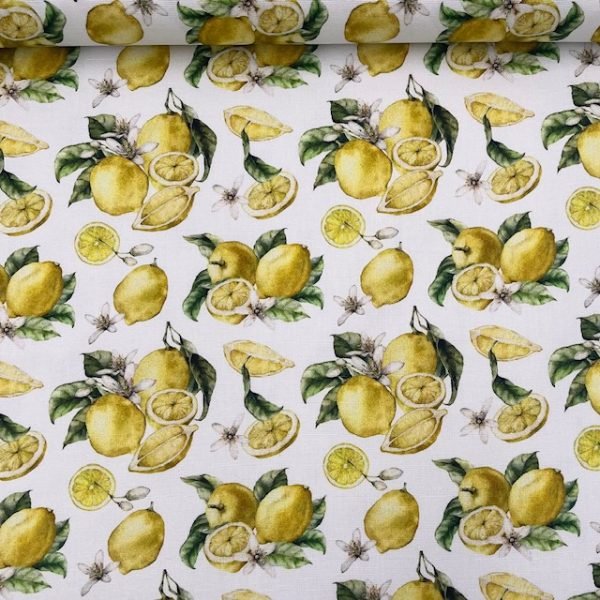 Canvas Digital Limões - Branco