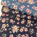 Ganga Camiseiro Flowers - Azul Escuro - Image 4