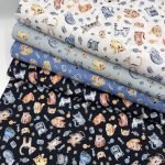 Popeline Cats - Azul Claro - Image 4