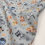 Popeline Cats - Azul Claro - Image 3