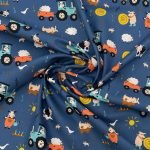 Popeline Farm Life - Azul Jeans - Image 2