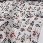 Popeline Navy - Branco - Image 3