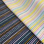 Popeline Resinada Riscos - Azul Marinho - Image 4