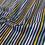 Popeline Resinada Riscos - Azul Marinho - Image 3