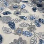 Renda Merida Sequin - Azul - Image 2