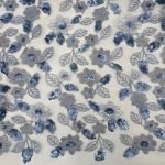 Renda Merida Sequin - Azul