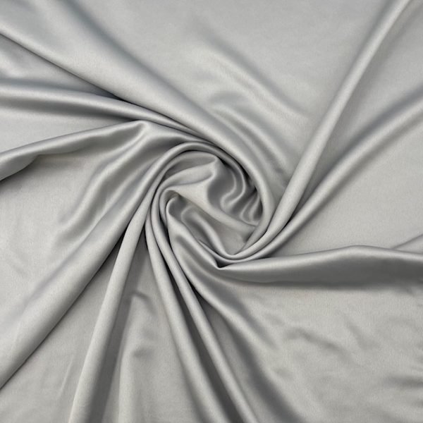 Seda Crepe - Cinzento Claro