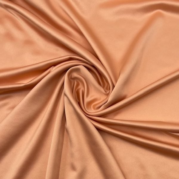 Seda Crepe - Salmão Claro