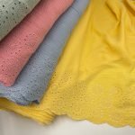 Musselina de Barra Bordada - Amarelo - Image 4