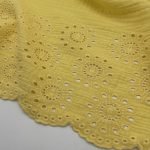 Musselina de Barra Bordada - Amarelo - Image 3
