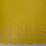 Musselina de Barra Bordada - Amarelo - Image 2