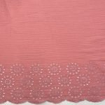Musselina de Barra Bordada - Rosa - Image 2