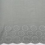 Musselina de Barra Bordada - Verde - Image 2