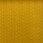 Jersey Jacquard Entrançado Acolchoado - Amarelo
