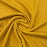 Jersey Jacquard Entrançado Acolchoado - Amarelo - Image 2