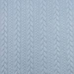 Jersey Jacquard Entrançado Acolchoado - Azul Claro