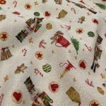 Tecido Panamá Lurex Christmas Digital 2,80 mt Largura - Image 3