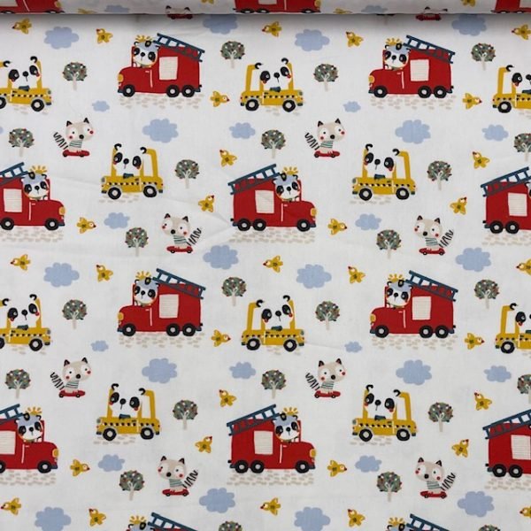 Panda Fireman - Branco