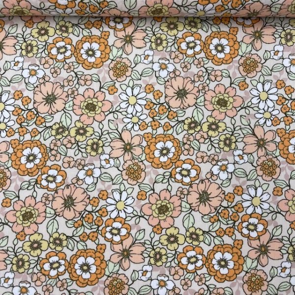 Popeline Flowers - Rosa