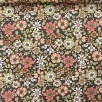 Popeline Flowers - Verde