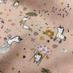 Popeline Glitter Unicorn - Rosa - Image 4