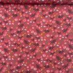 Popeline Winter Flower - Rosa