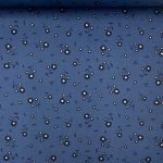 Bombazine Glitter Flower - Azul