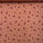 Bombazine Glitter Flower - Rosa