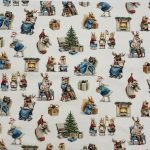 Canvas Christmas Animals - Branco