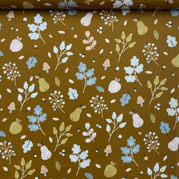 Popeline Fruit - Verde Azeitona