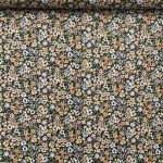 Popeline Small Flowers - Verde