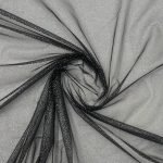 Tule Glitter - Preto/Silver