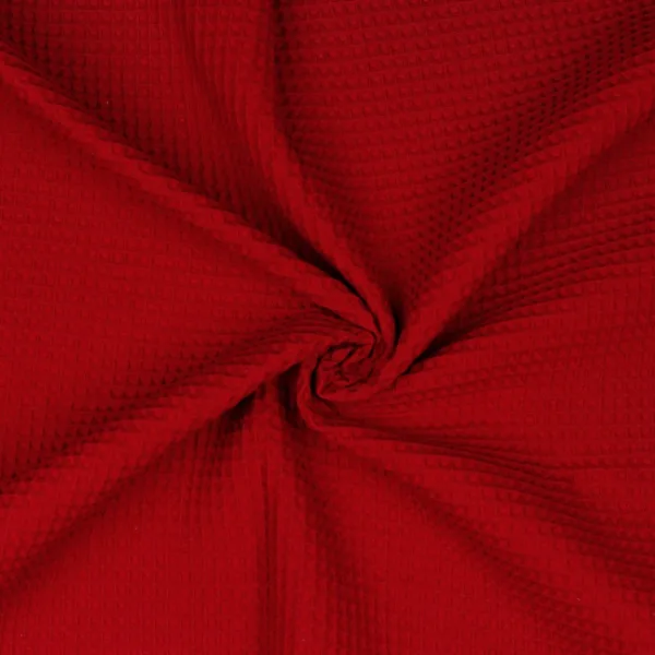 Tecido Waffle - Vermelho