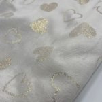 Coralina Estampada Glitter Corações - Pérola