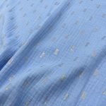 Musselina Foil Gold Rectangle - Azul - Image 3